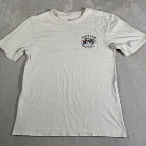 Salty Crew Shirt Boys Extra Large White Graphic Thrill Seekers Risk Takers Shark